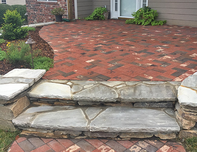 sample of completed landscaping and hardscapes service